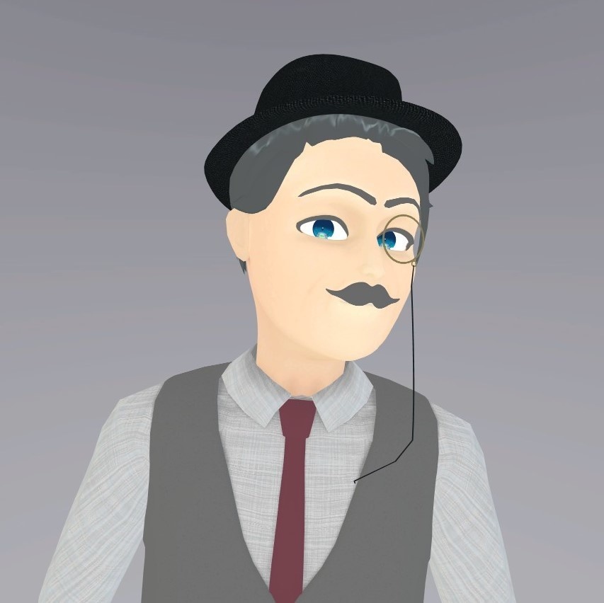 Animaze対応VRMモデル「執事(Gentleman)」