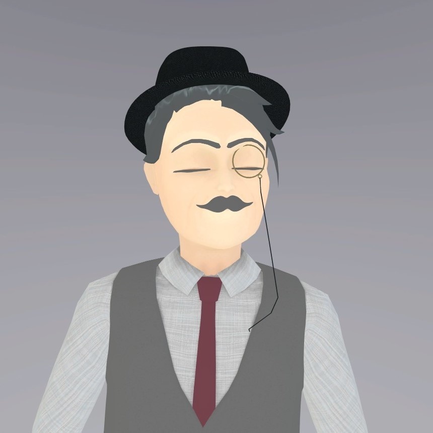 Animaze対応VRMモデル「執事(Gentleman)」