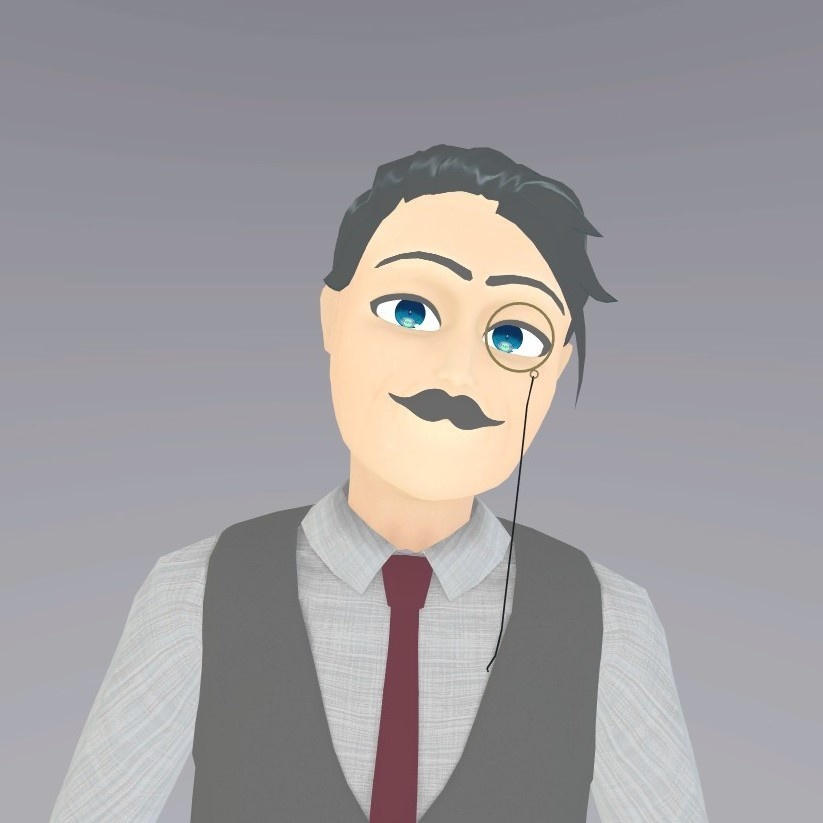 Animaze対応VRMモデル「執事(Gentleman)」