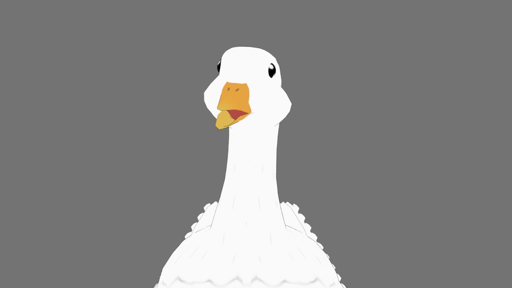 「アヒル(Duck)」オリジナル3Dアバター