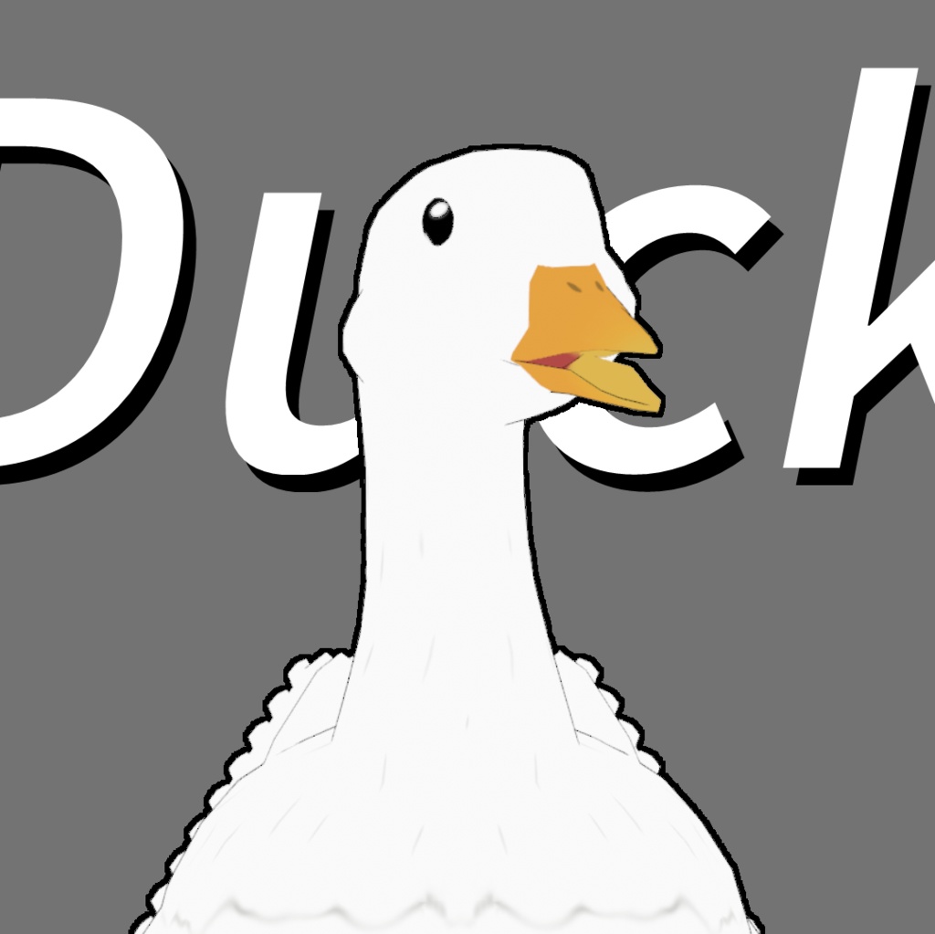  「アヒル（Duck）」オリジナル3Dアバター