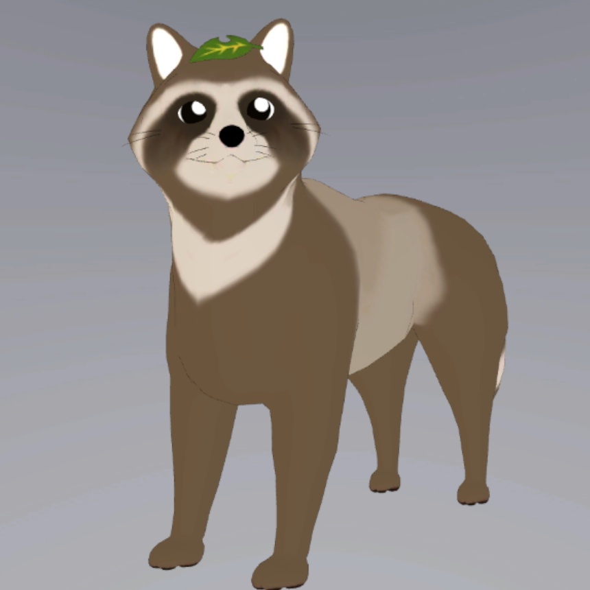 「たぬき"Racoon dog"」オリジナル3Dアバター