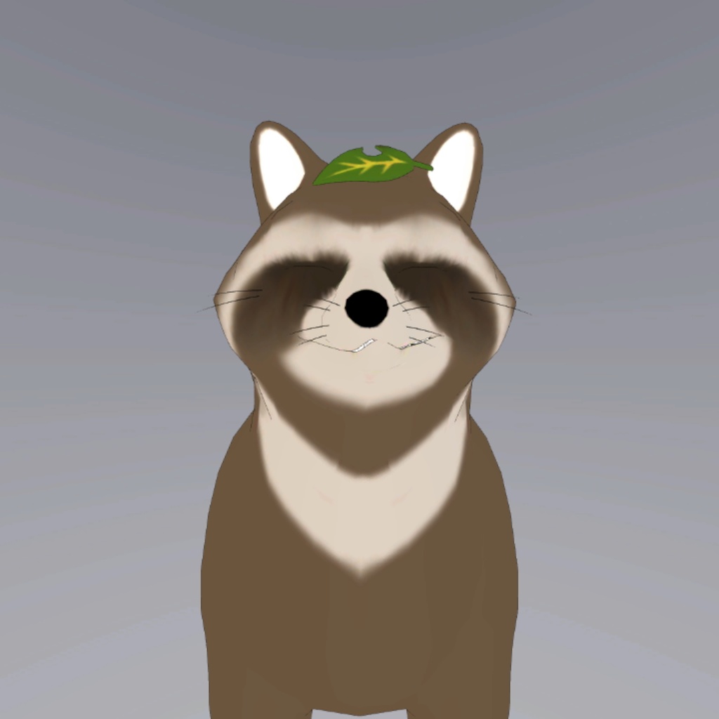 「たぬき"Racoon dog"」オリジナル3Dアバター