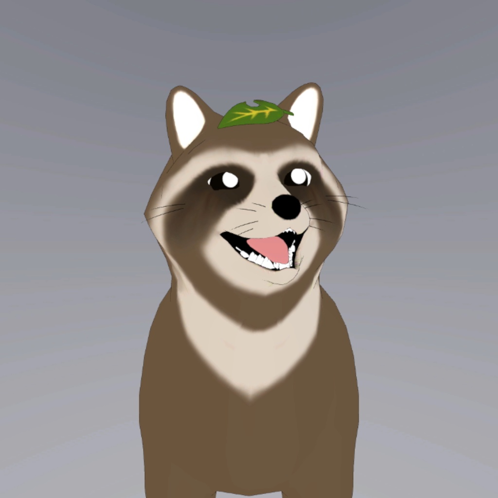 「たぬき"Racoon dog"」オリジナル3Dアバター