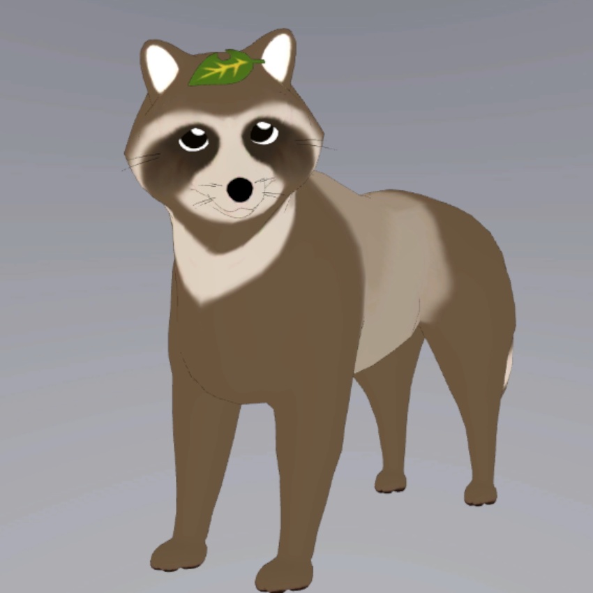 「たぬき"Racoon dog"」オリジナル3Dアバター
