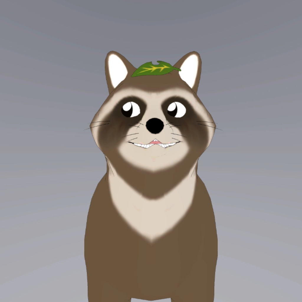 「たぬき"Racoon dog"」オリジナル3Dアバター