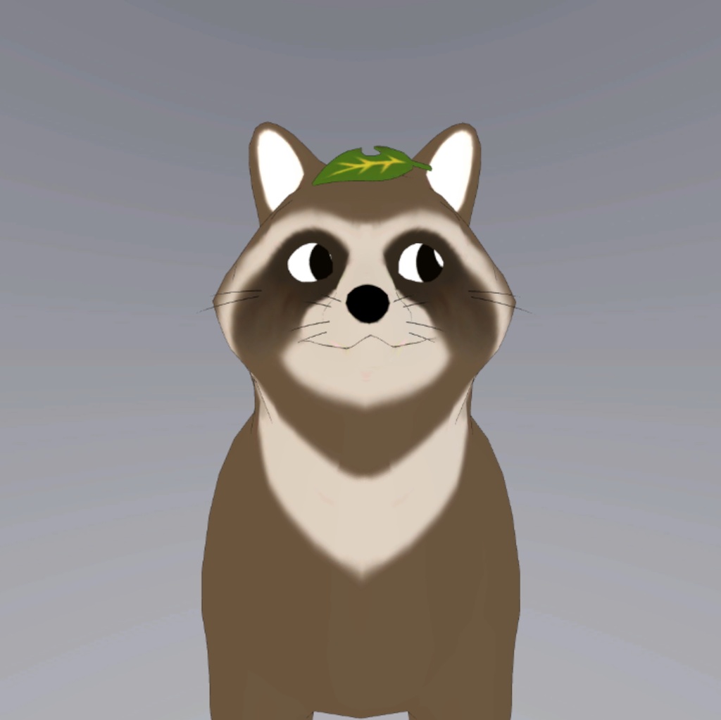「たぬき"Racoon dog"」オリジナル3Dアバター