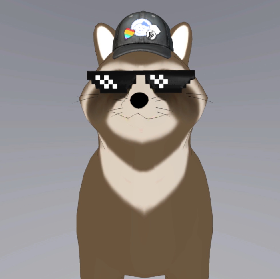 「たぬき"Racoon dog"」オリジナル3Dアバター