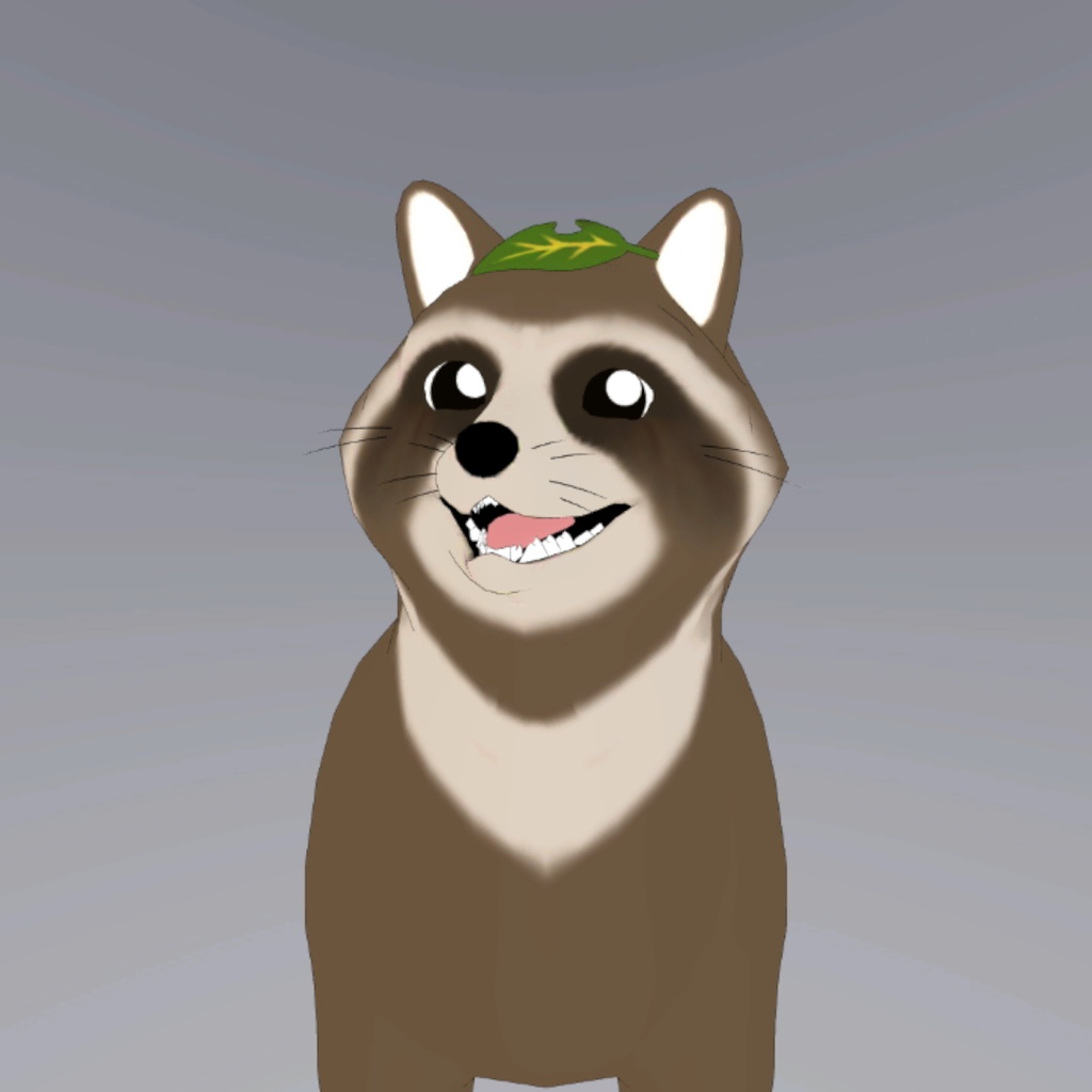 「たぬき"Racoon dog"」オリジナル3Dアバター