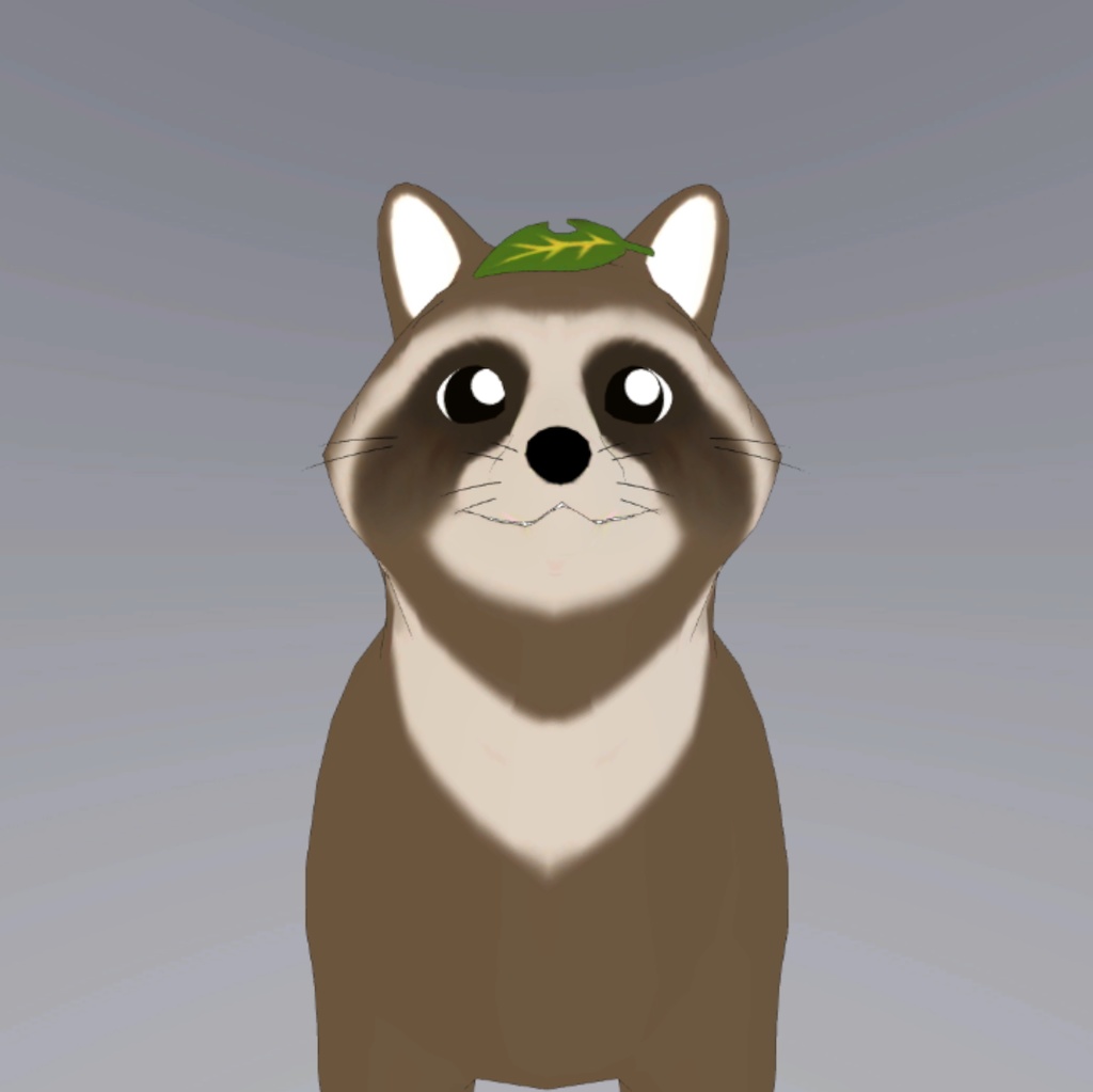 「たぬき"Racoon dog"」オリジナル3Dアバター