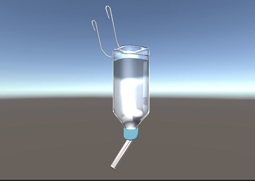 [VRChat想定] 水飲み器
