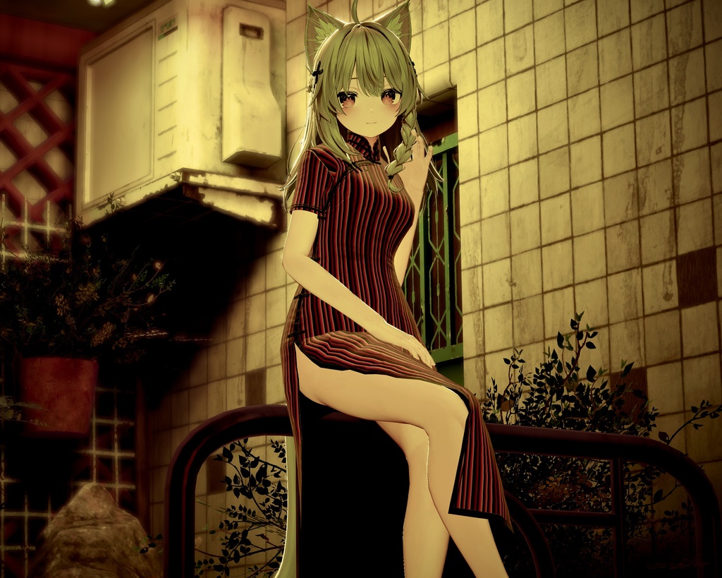 【Unity Cloth】 チャイナドレス 【しなの Lapwing対応】