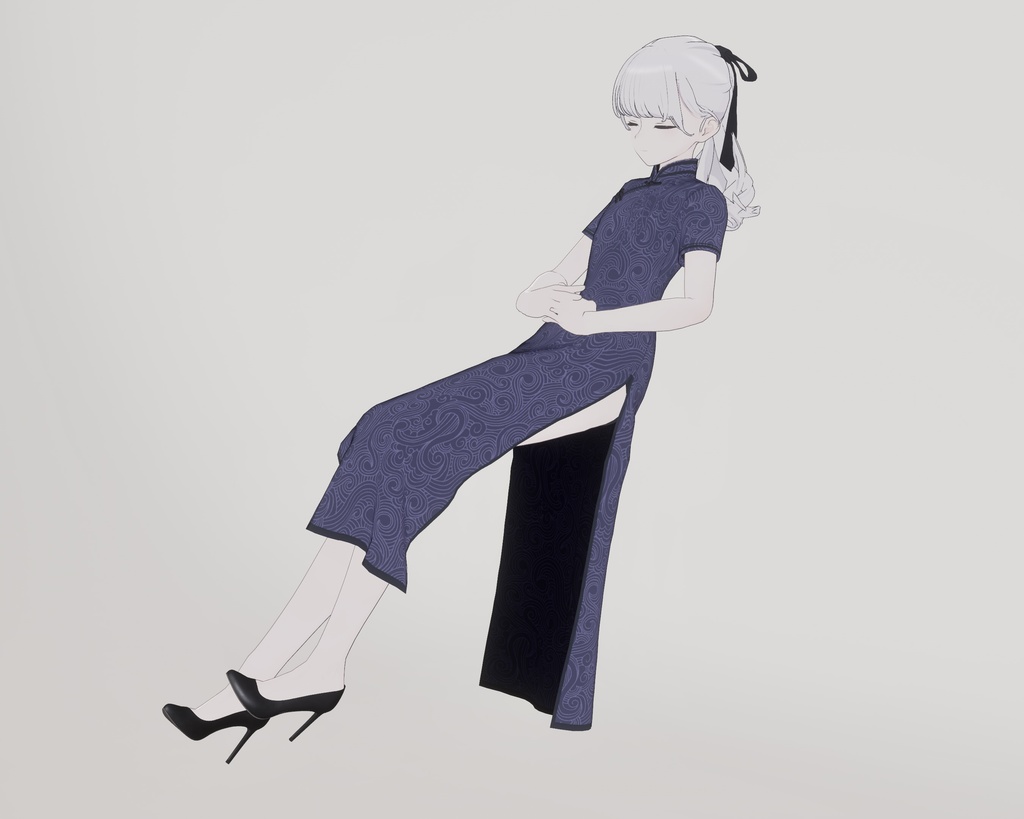 【Unity Cloth】 チャイナドレス 【しなの Lapwing対応】