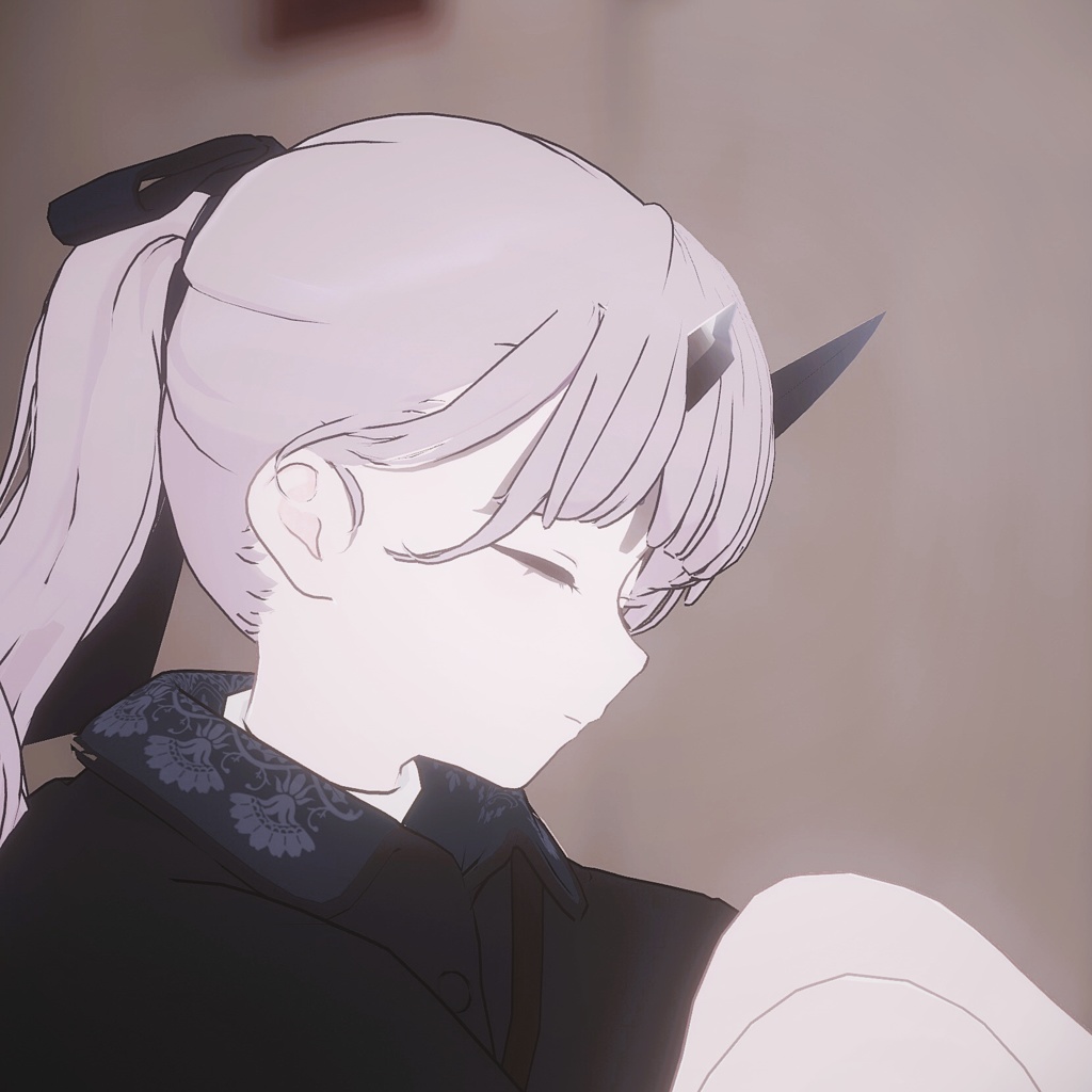 【汎用】鬼のツノ 【VRChat想定】