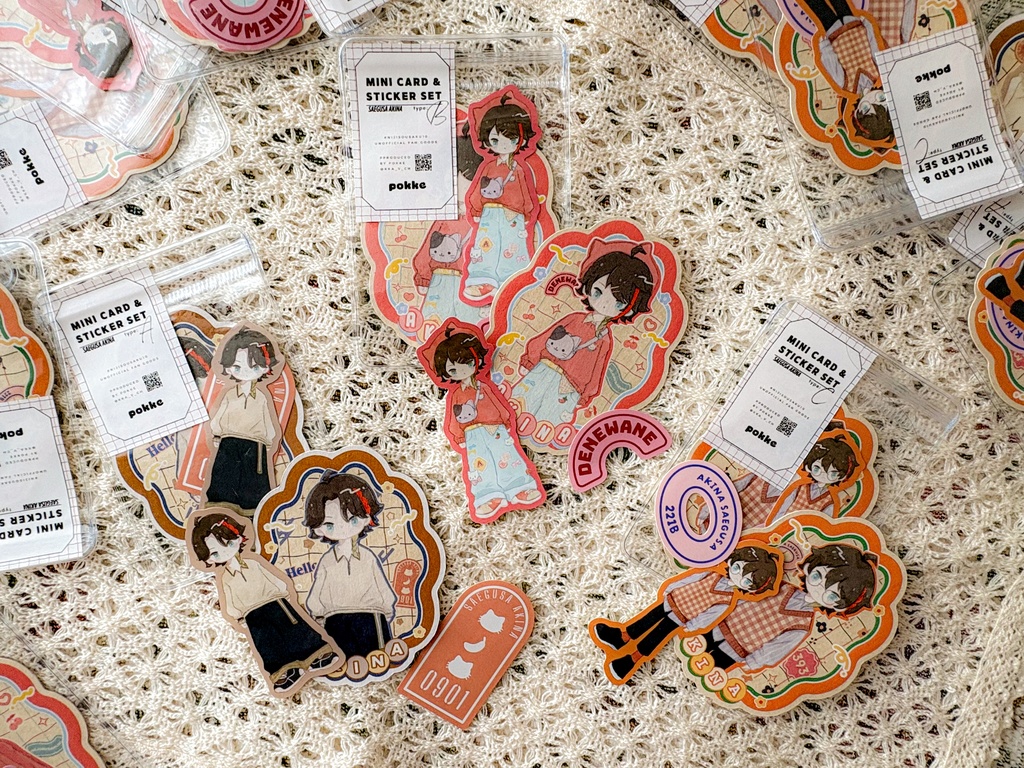 【非公式】ミニカード&ステッカーセット