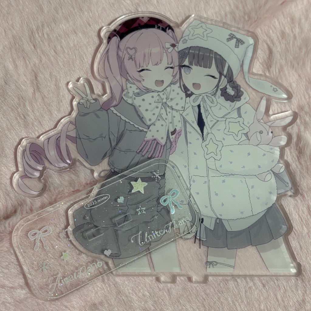 【送料無し（他の商品と同梱でのお届け】ののまろなかよしアクスタ〜台座キラキラ✨ver〜【バラ売り】