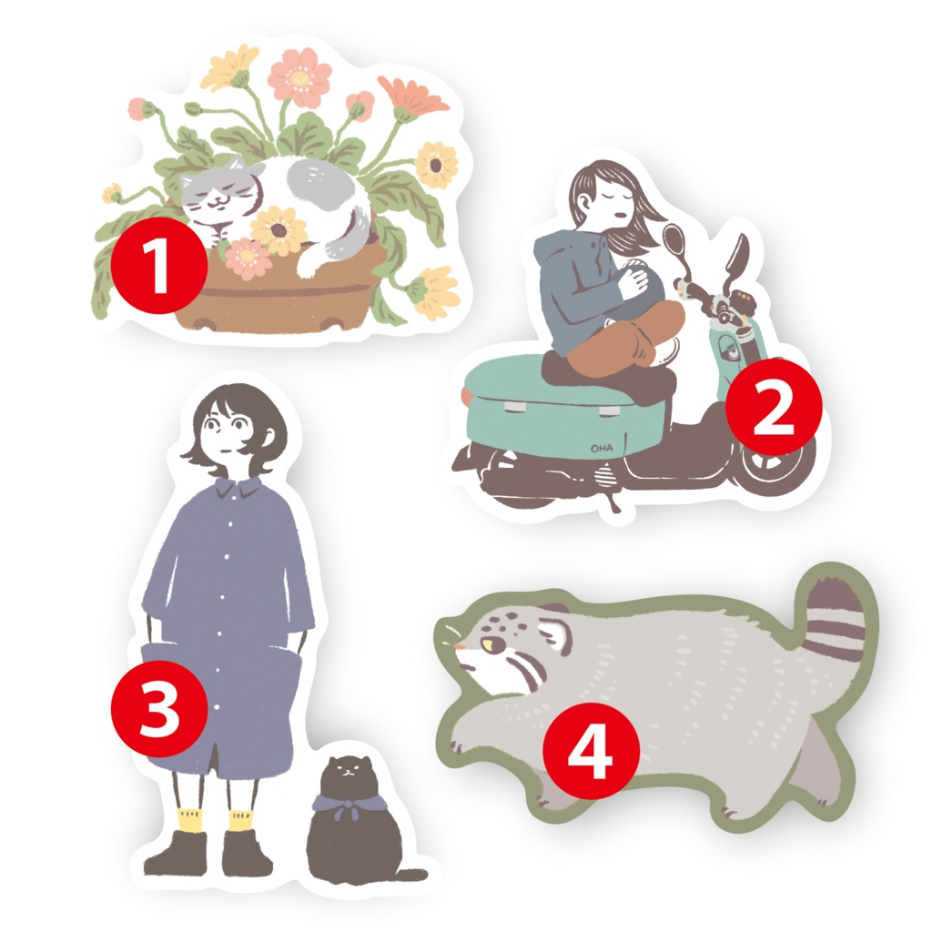 ステッカー各種 vol.1