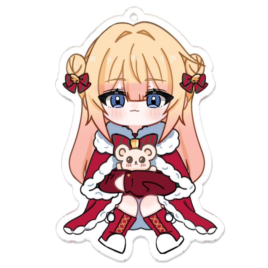 つむせな-クリスマスアクキー