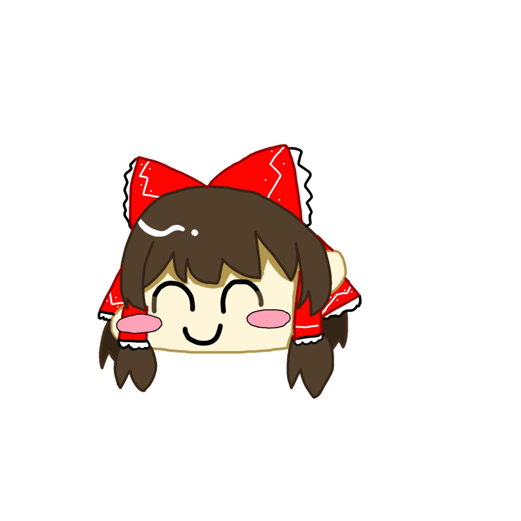 缶みかん式ゆっくり霊夢立ち絵素材