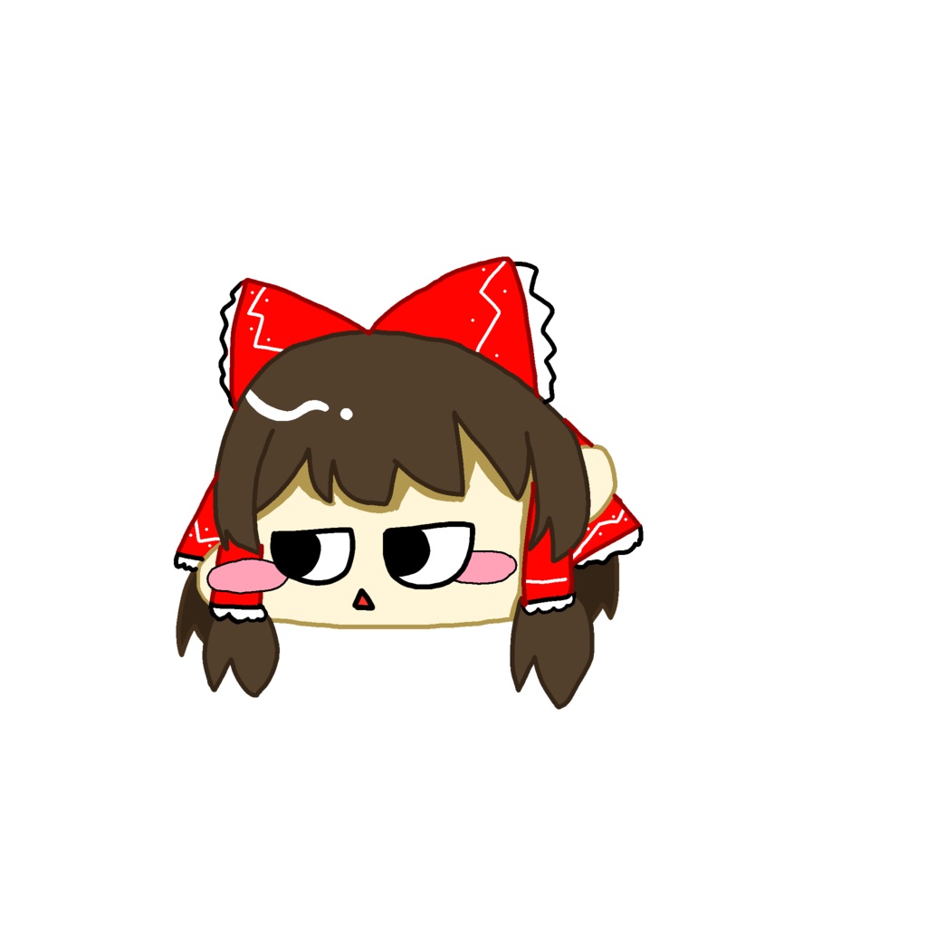 缶みかん式ゆっくり霊夢立ち絵素材