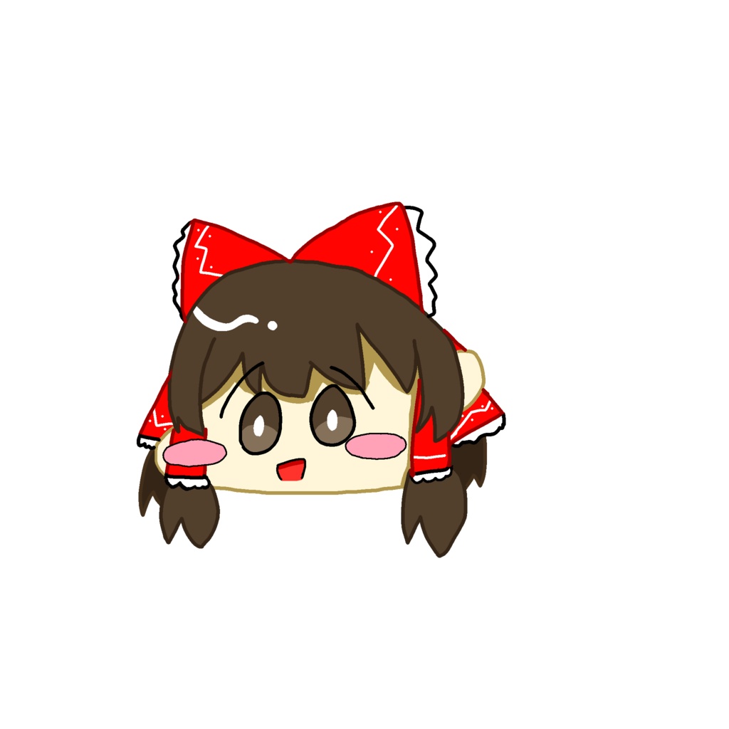 缶みかん式ゆっくり霊夢立ち絵素材