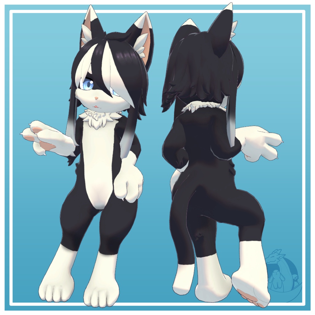 Kai Model [VRC] PC QUEST COMPATIBLE - Bunny and Dragon Nest - 4/4