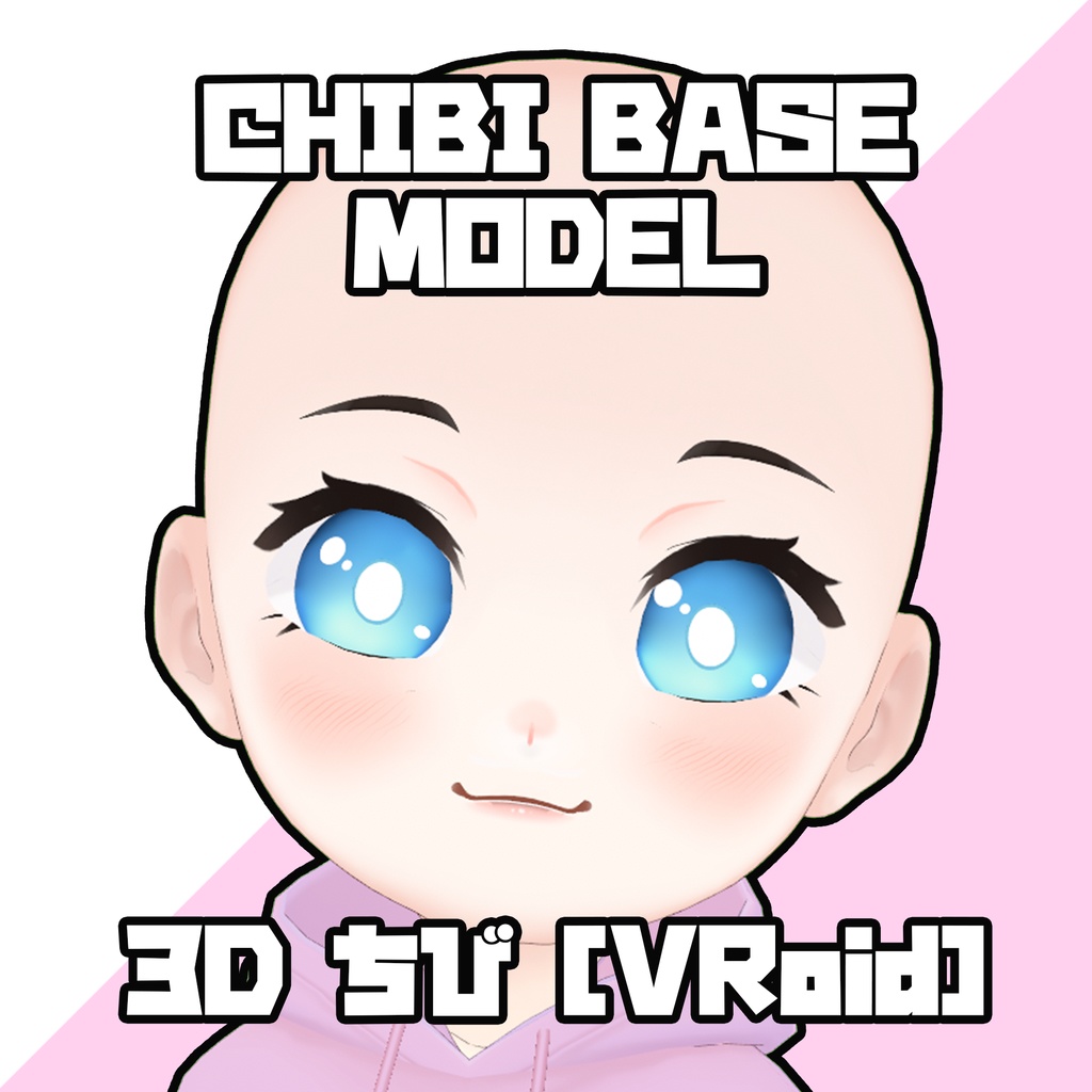 [VROID] Oski's Feminine Chibi Model Base 3D