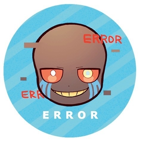 エラー缶バッジ