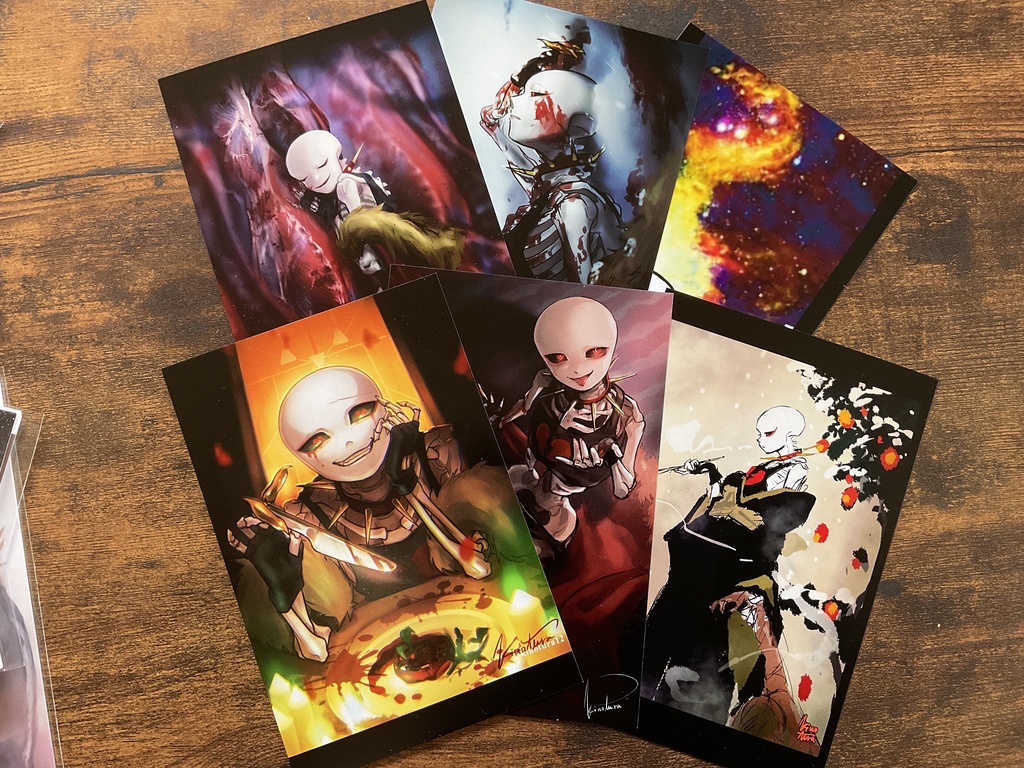 UndertaleAUポストカード