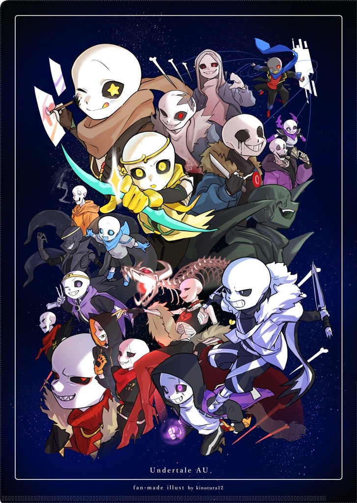 UndertaleAUズ 大集合グッズ