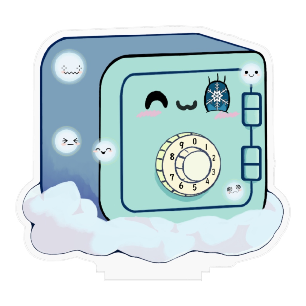 りふれいん きんきん金庫アクリルフィギュア