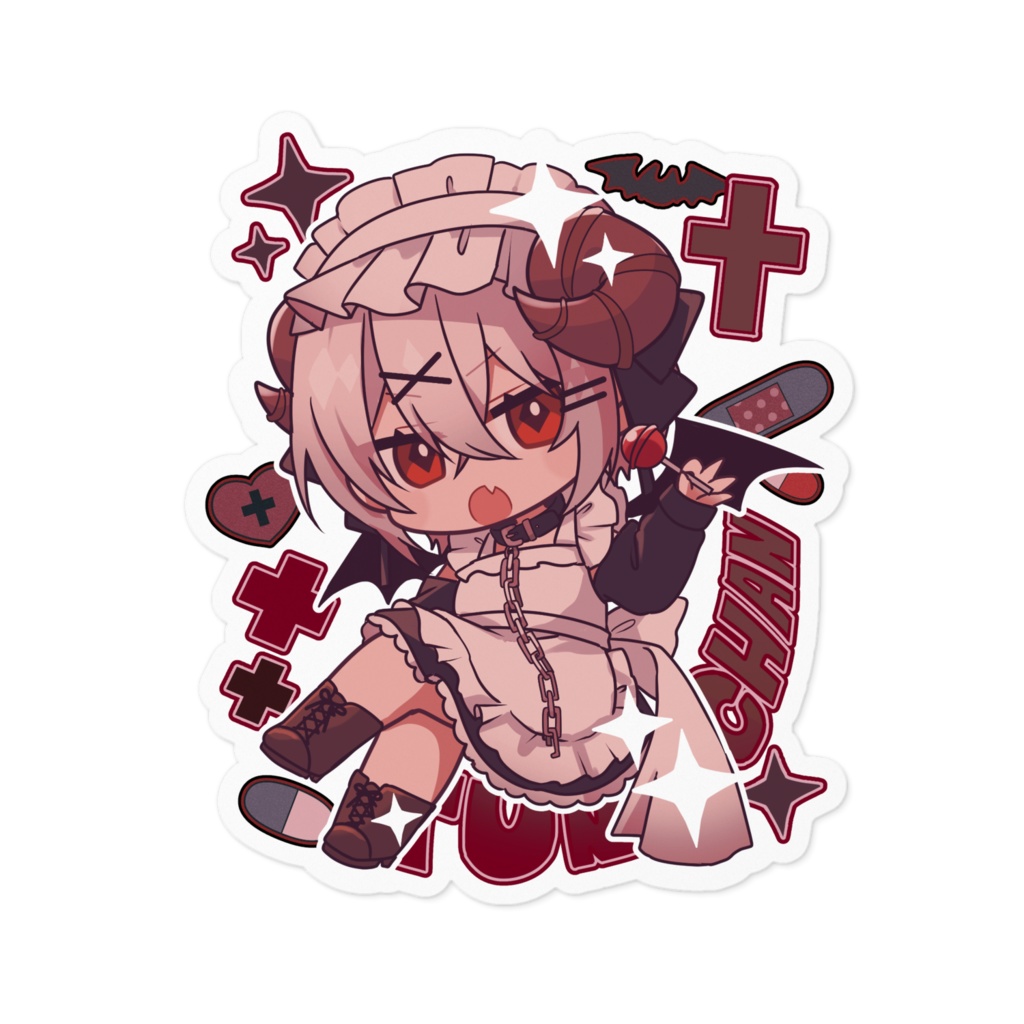 ツノちゃんステッカー2
