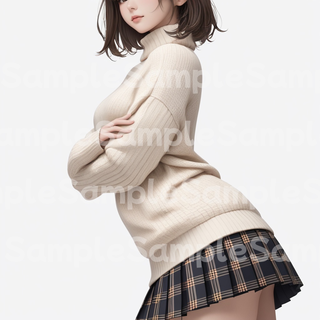 【Stable Diffusion作例集】AIイラスト 立ちポーズ素材集 4510枚|プロンプト・CSV同梱