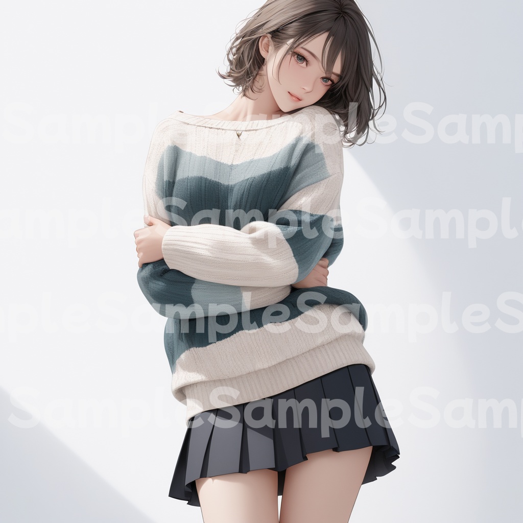 【Stable Diffusion作例集】AIイラスト 立ちポーズ素材集 4510枚|プロンプト・CSV同梱