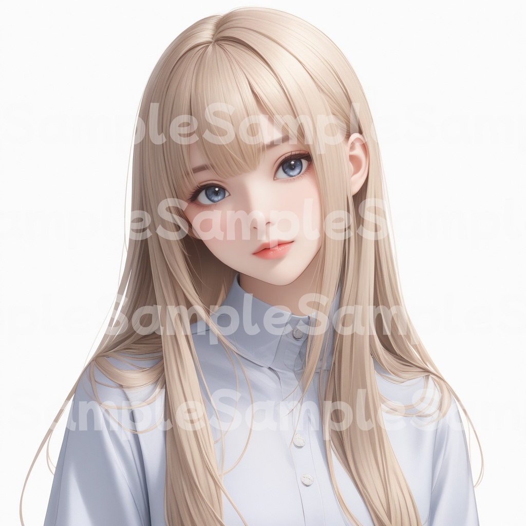 【Stable Diffusion作例集】AIイラスト 顔・頭素材集 3022枚|プロンプト・CSV同梱