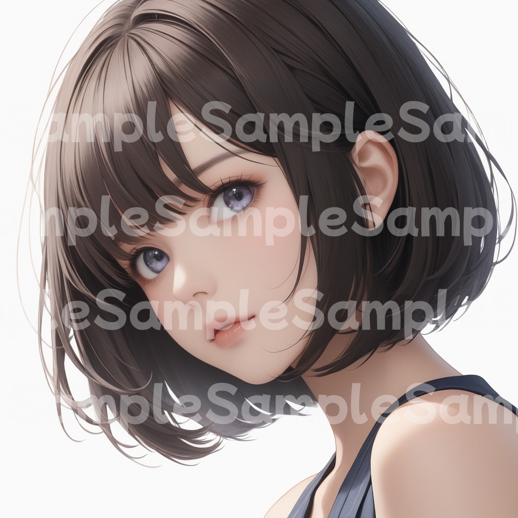 【Stable Diffusion作例集】AIイラスト 顔・頭素材集 3022枚|プロンプト・CSV同梱