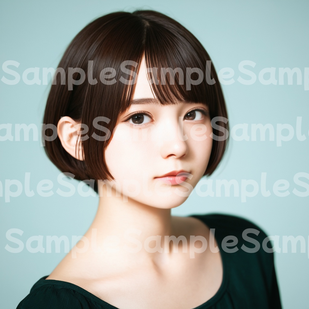 【Stable Diffusion作例集】AIイラスト ボブヘア素材集 1225枚|プロンプト・CSV同梱