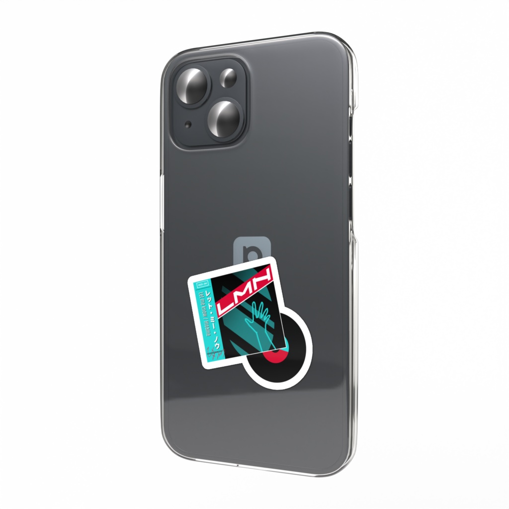 レコード風ステッカー