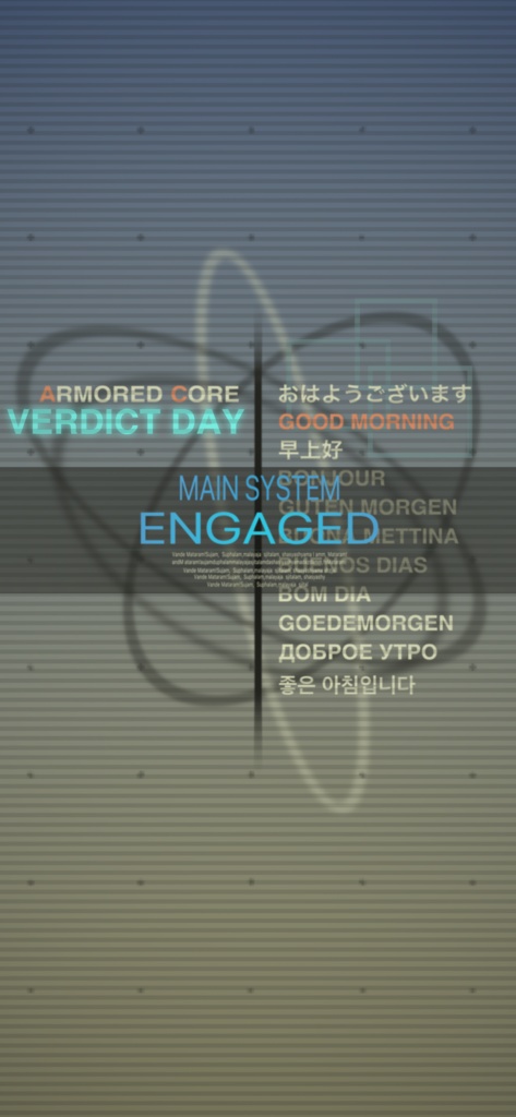 アーマード・コア ヴァーディクトデイ スマホ壁紙改訂版