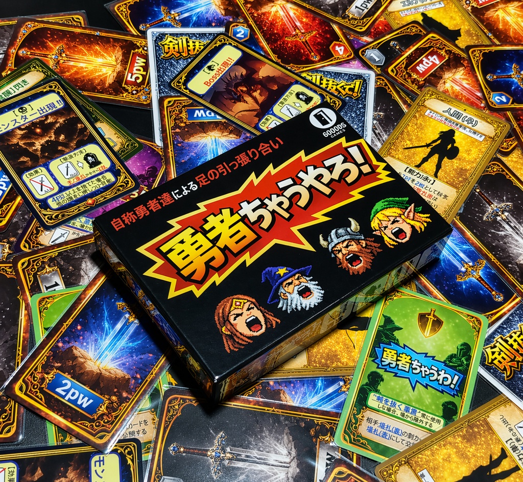 勇者ちゃうやろ！(基本セット)＋上位種族拡張カード(追加＋9枚)