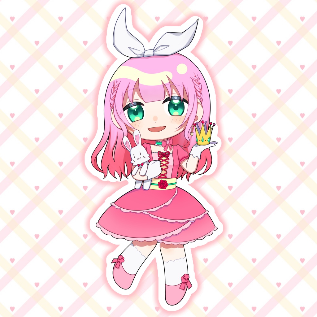 〖限定〗Nうさ 𝔹𝕚𝕣𝕥𝕙𝕕𝕒𝕪アクリルキーホルダー2023