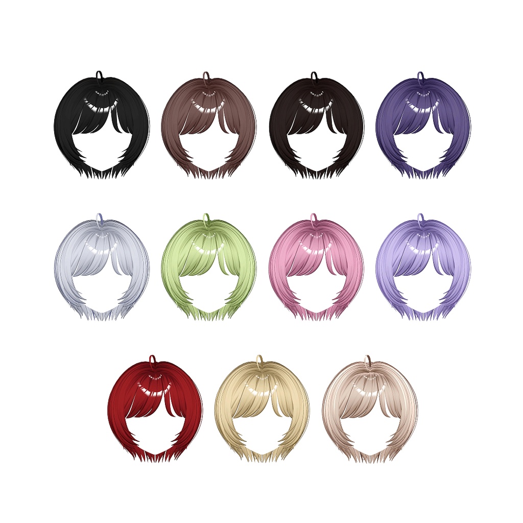 💫Sale中💫【7 アバター対応】 Short Cut Hair/ショートヘア