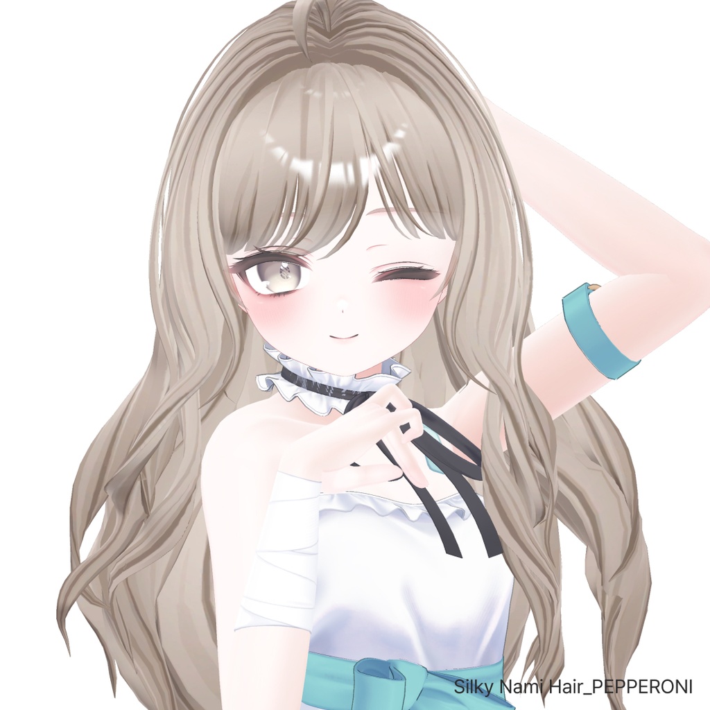 【7 アバター対応】 Silky Nami Hair