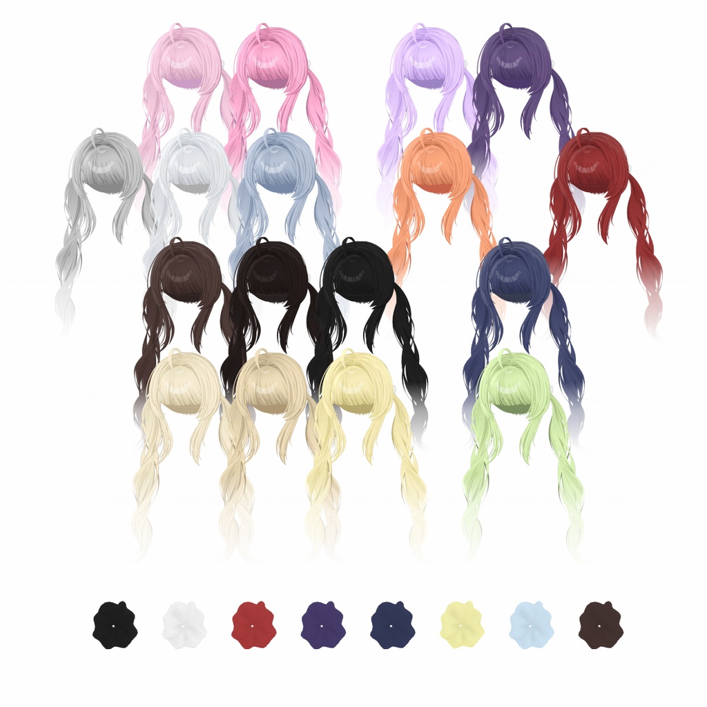 ✨Sale中✨ Simple Wavy Twintail / シンプルウェーブツインテール