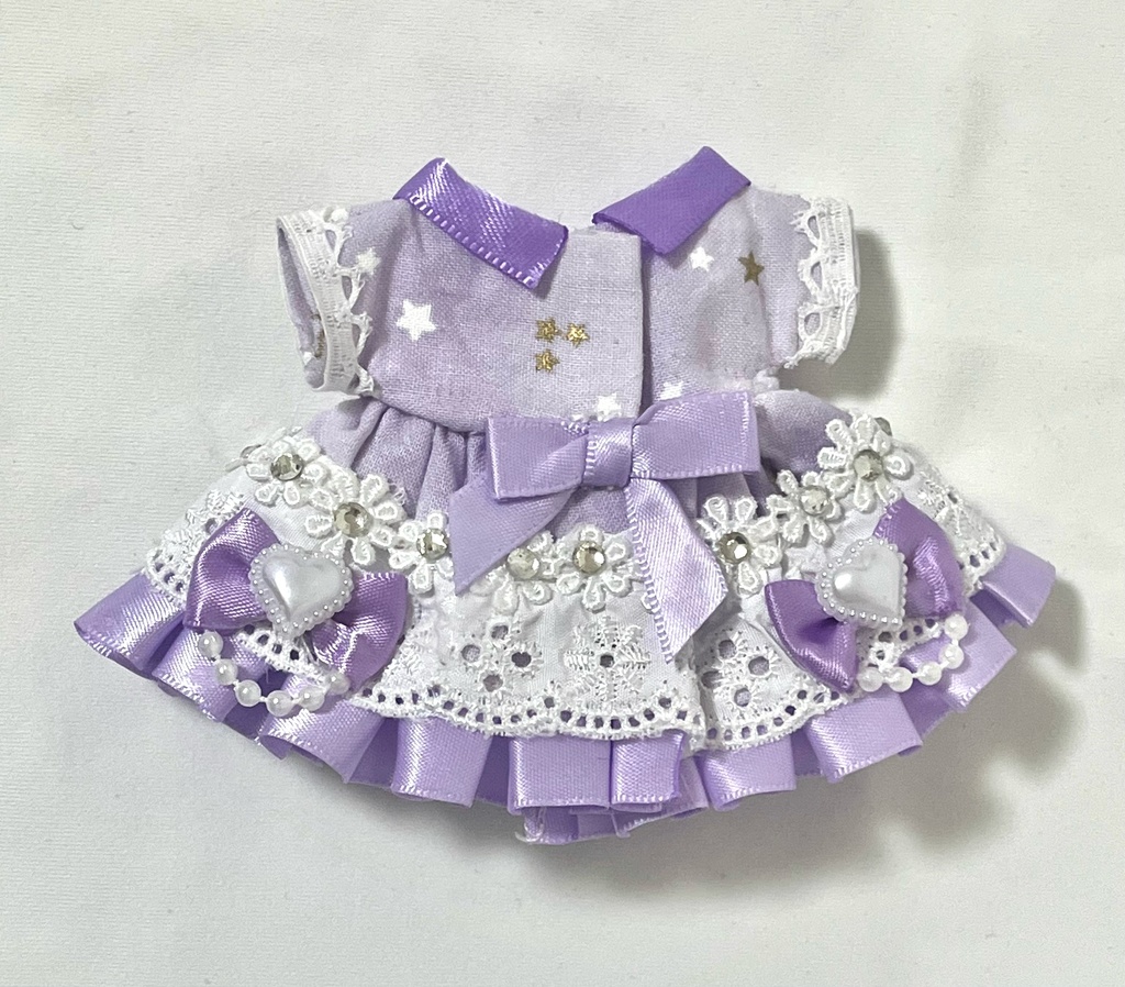 きらきらパールのおリボンドレスセット