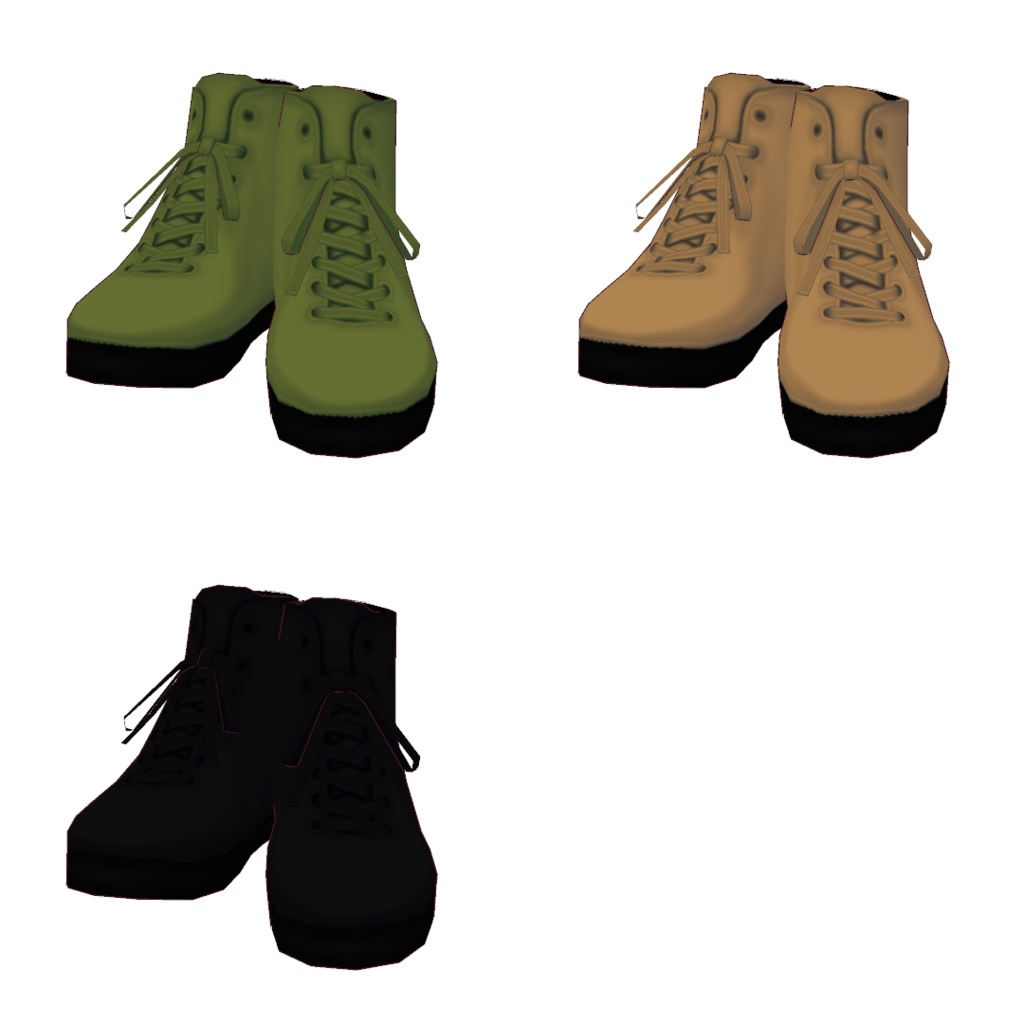 【無料版有】迷彩服&作業着【VRoid】