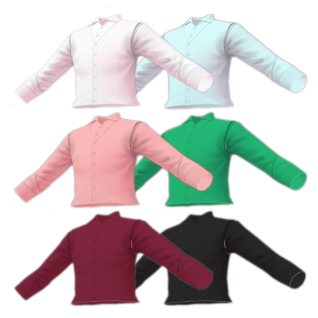 【無料版有】サスペンダーセット【VRoid】