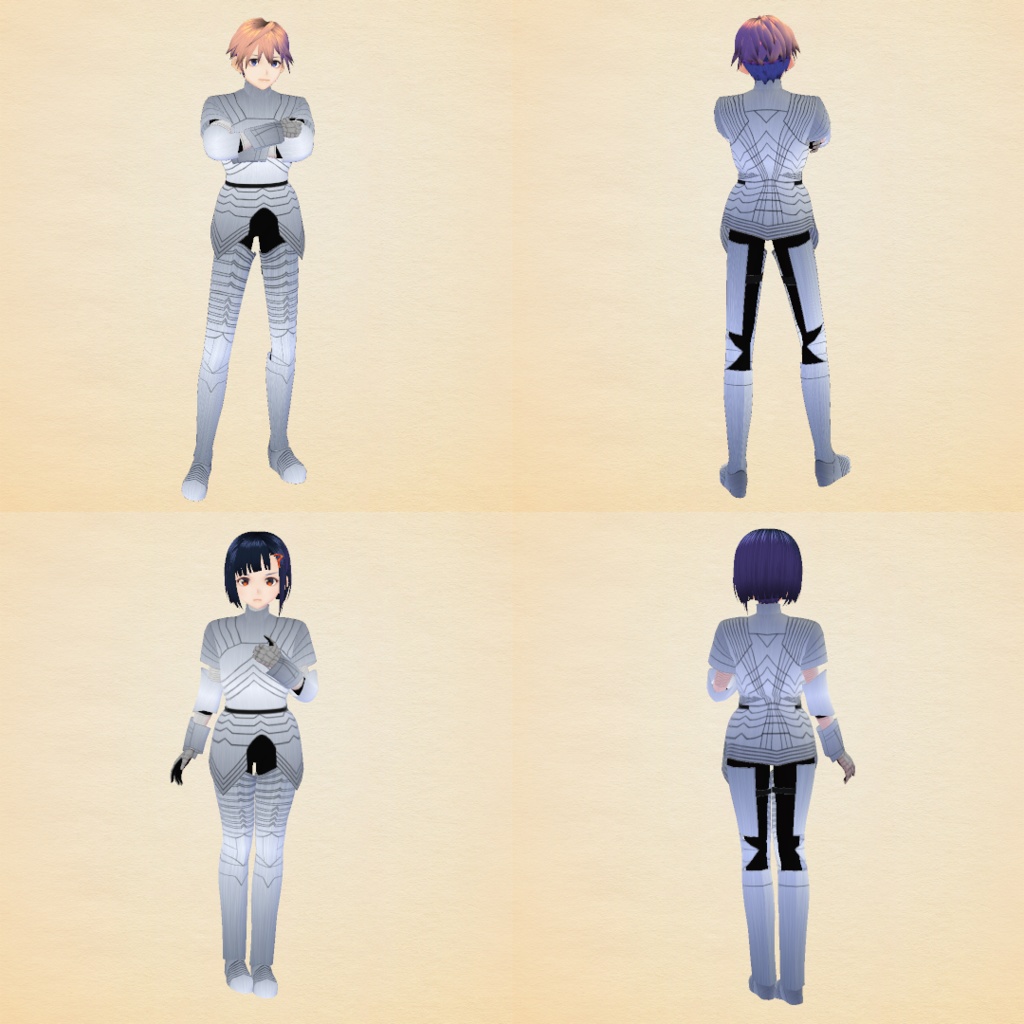 【VRoid】プレートアーマー