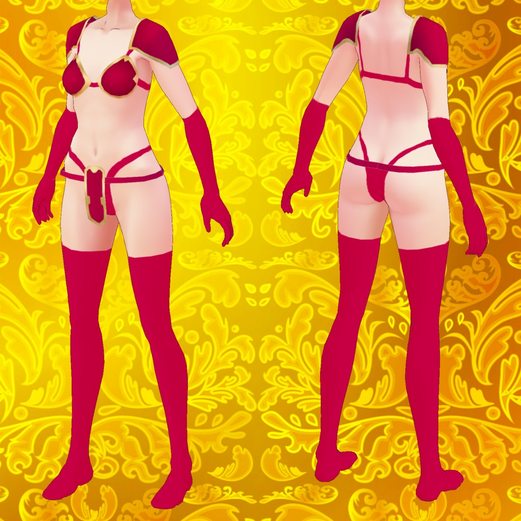 【VRoid】ビキニアーマー