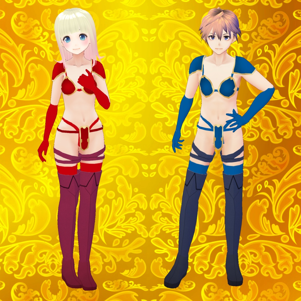 【VRoid】ビキニアーマー